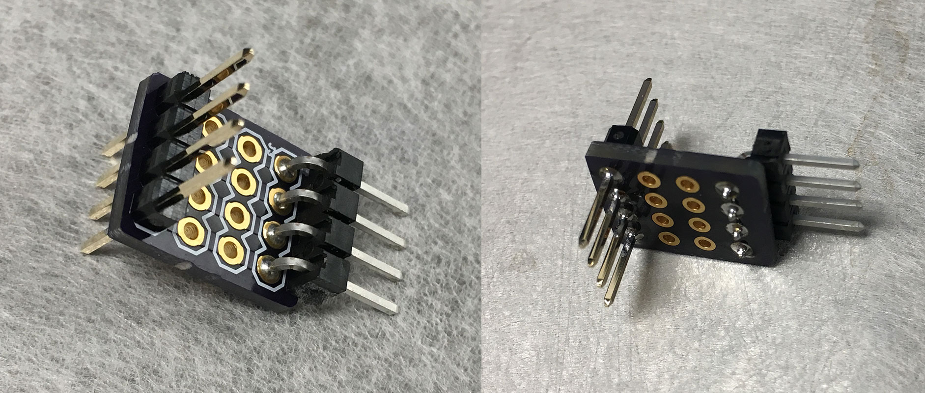 Finished 4pin-bus circuit board