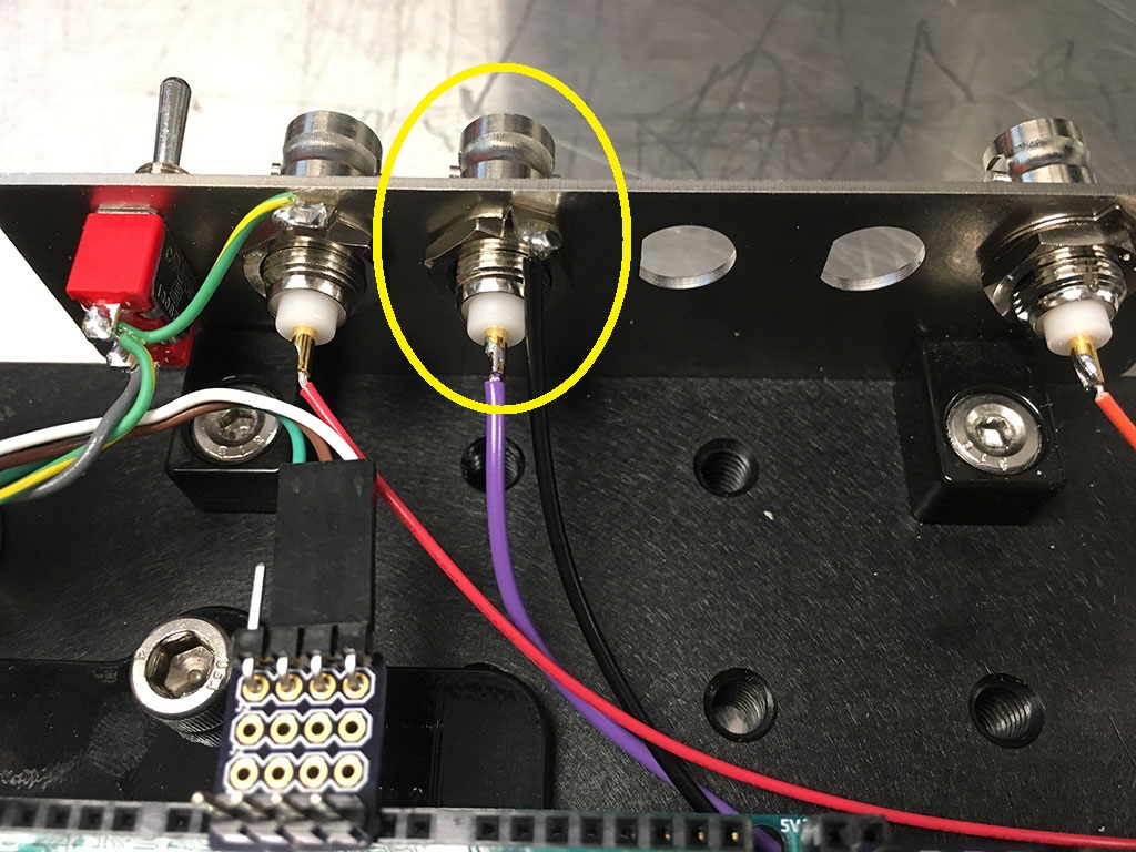 Solder Channel 7 of Saleae to the Frame clock BNC