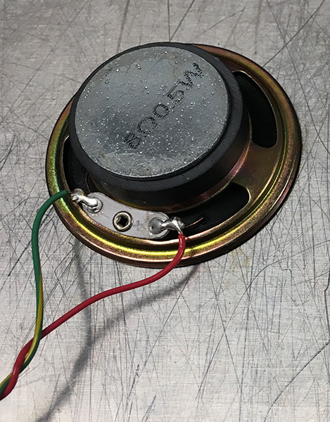 Soldered speakers